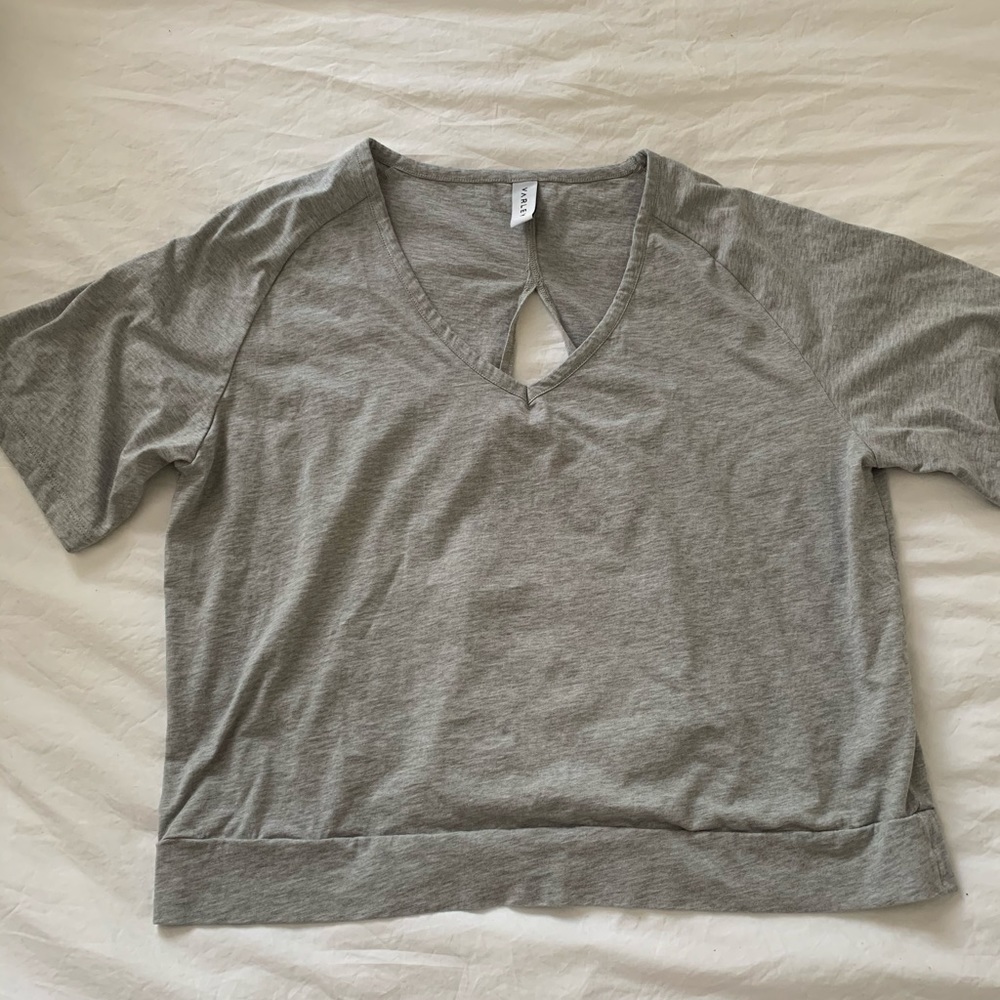 Varley t shirt with slit back